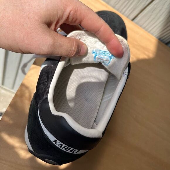 Karhu ChampionAir Sneakers Black Sky Blue Men’s 7.5 Women’s 9 Retro - Picture 3 of 13